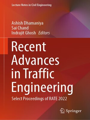 cover image of Recent Advances in Traffic Engineering